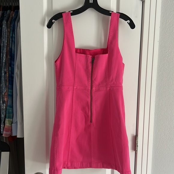 New Alice and Olivia Ramsey stretch denim dress - Picture 5 of 13